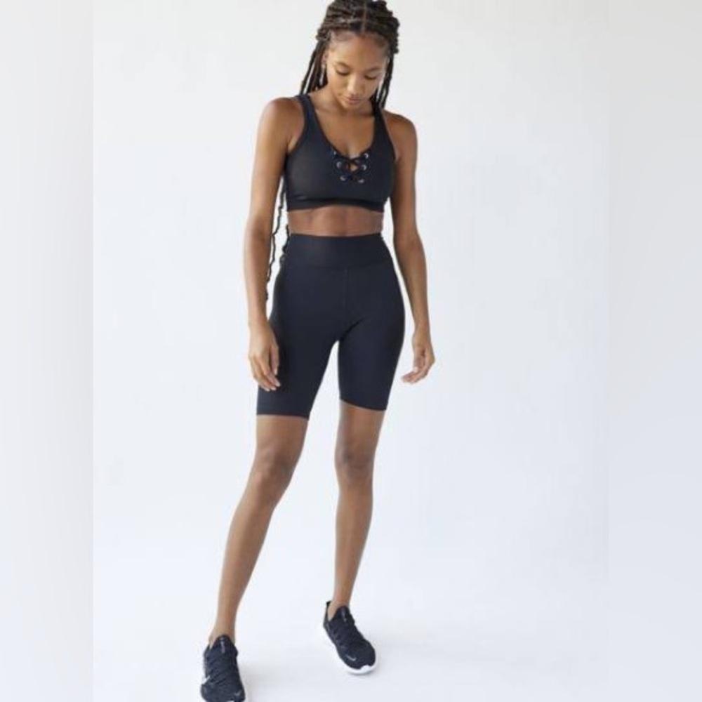 Year Of Ours Ribbed High-Waisted Bike Short - SIZE M BUT FITS LIKE S